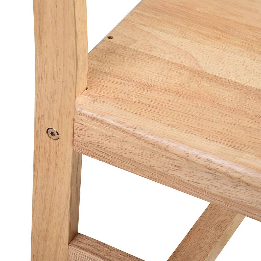 Solid Hardwood Child-Sized Chair | 12" Seat Height, Durable & Safe Classroom Seating - Image 5