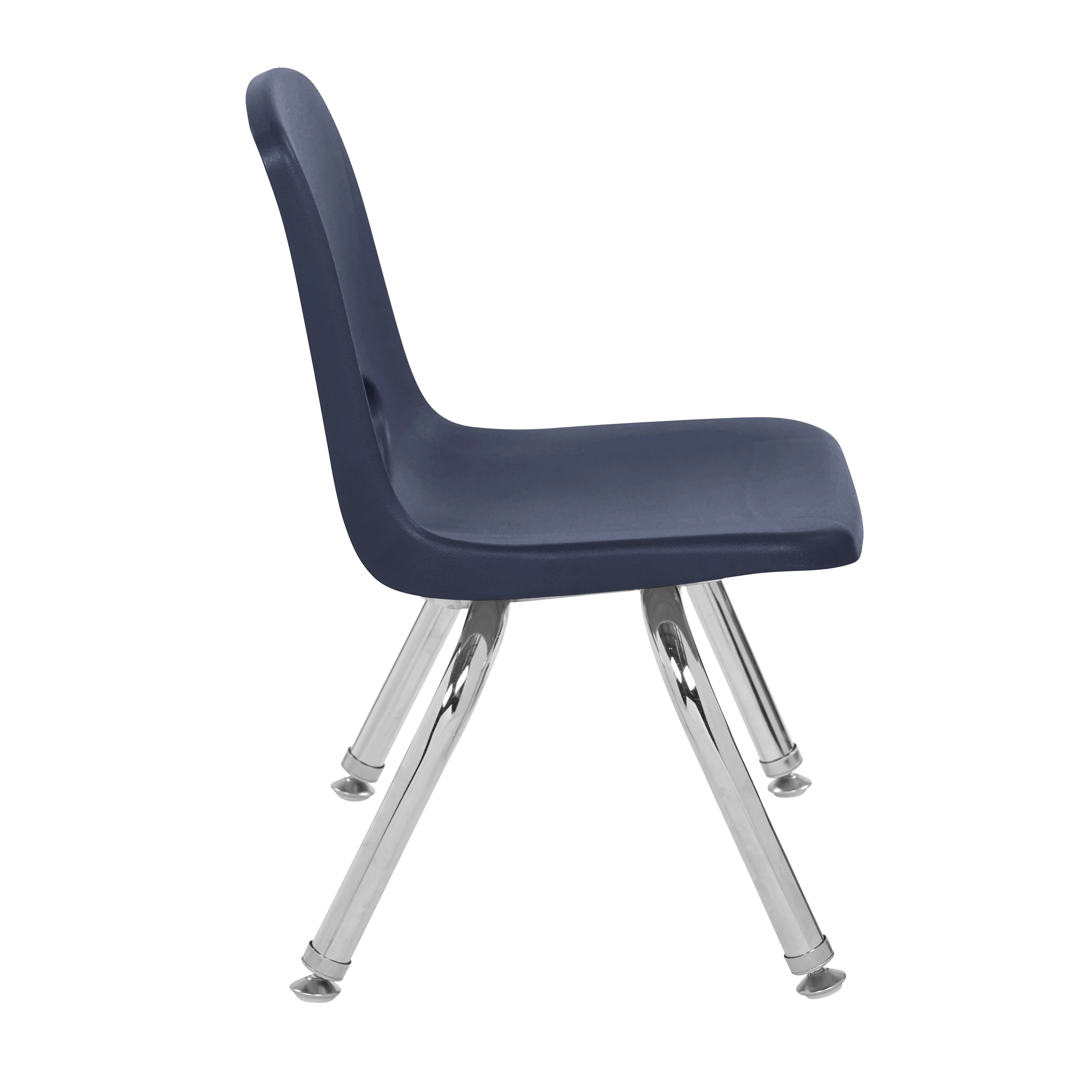 10" Navy Stack Chairs | Set of 2 | Durable Classroom Seating - Image 3