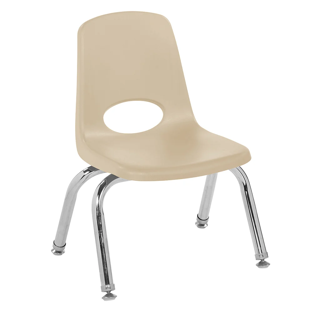 Toddler 10" Sand Stack Chairs 2-Piece Set | Durable, No-Snag Classroom Seating - Image 3
