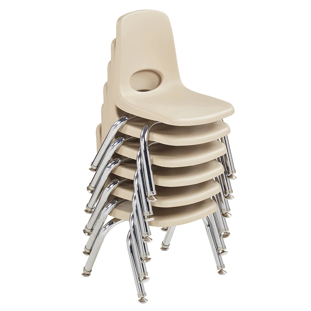 Toddler 10" Sand Stack Chairs 2-Piece Set | Durable, No-Snag Classroom Seating - Image 7