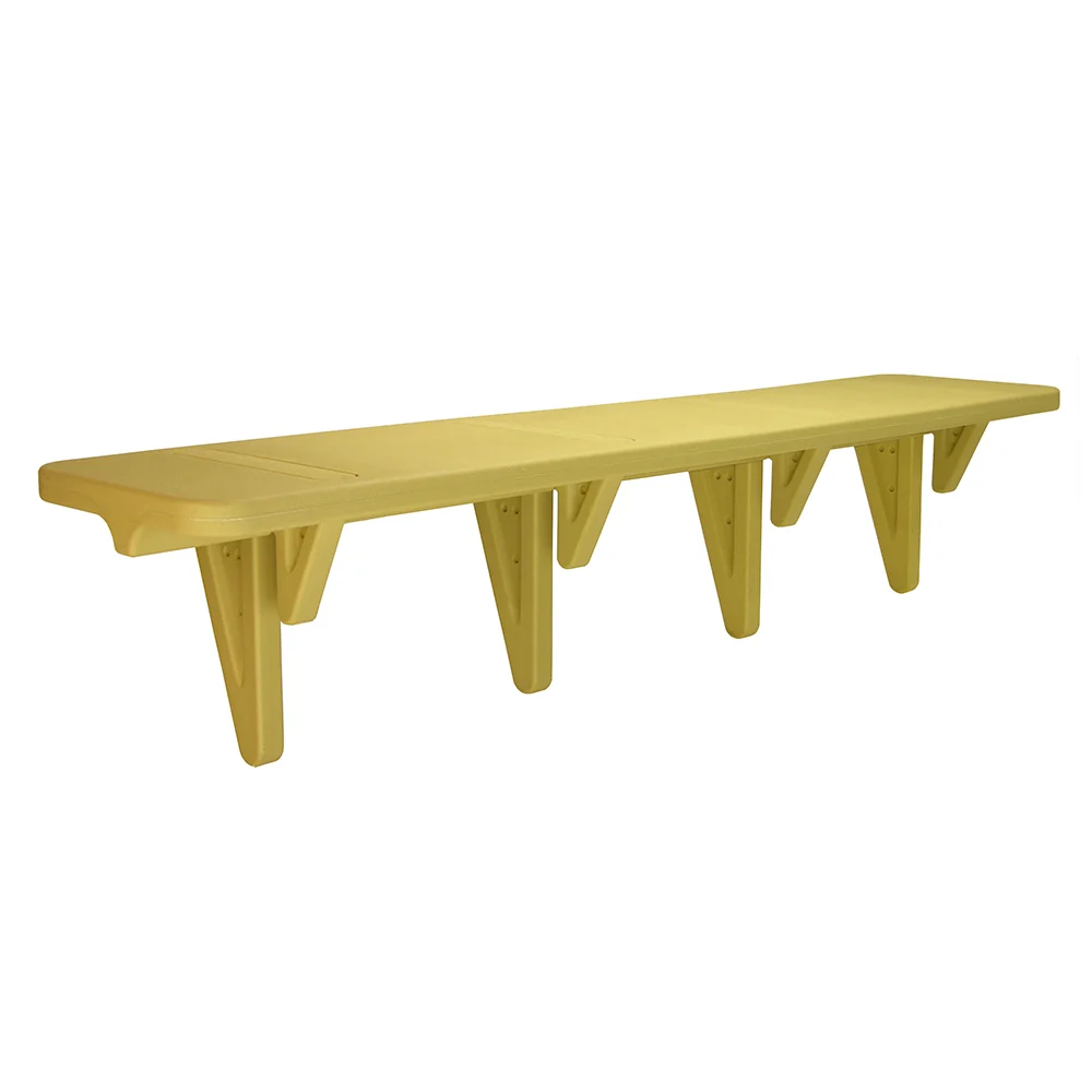 10' x 10' Sandbox Kit | Recyclable Plastic with Interlocking Panels, Bench & Cover - Image 7