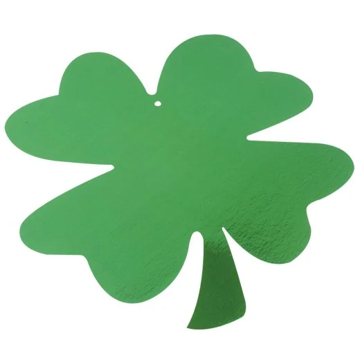 12" Foil Shamrocks – Set of 24