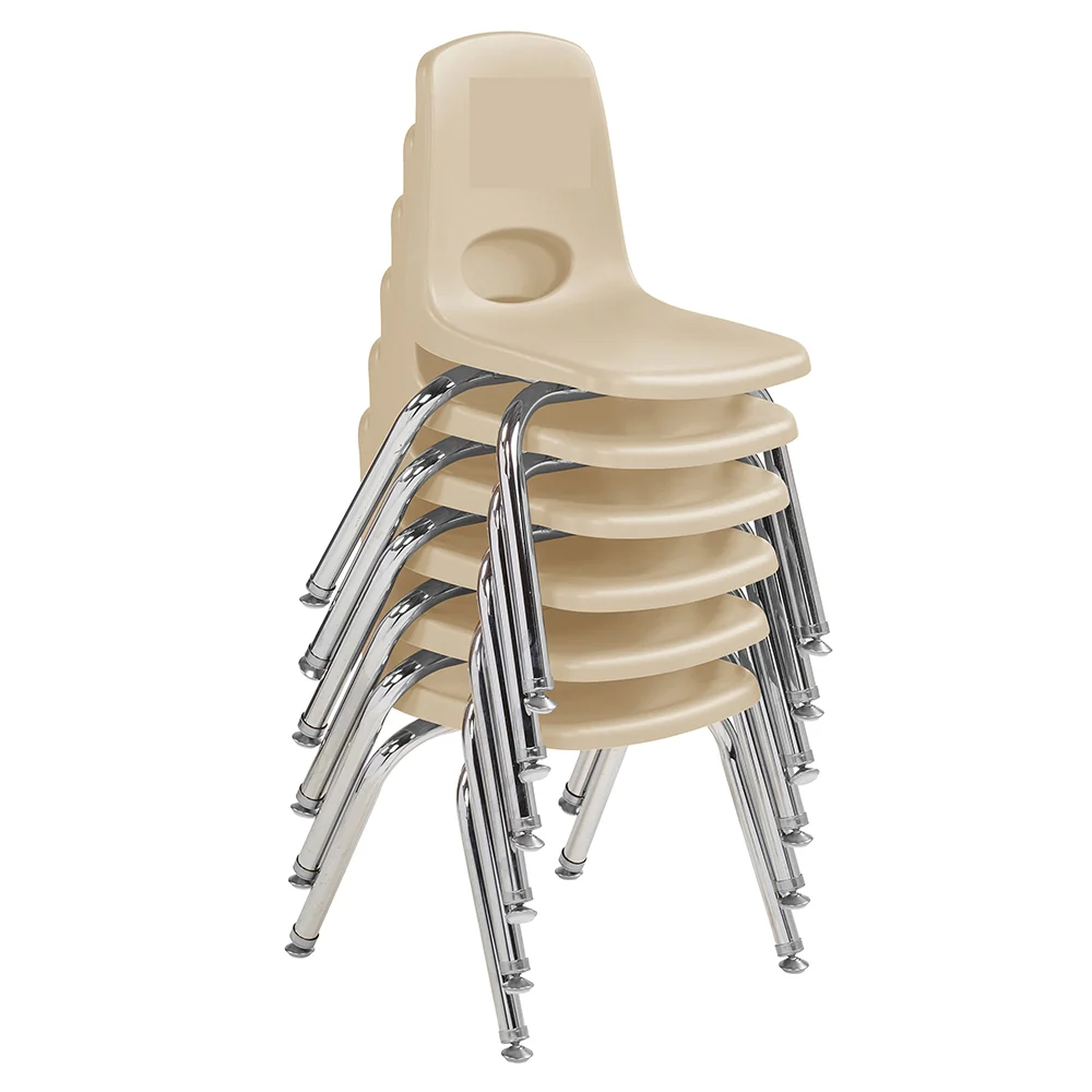 12" Sand Stack Chairs 2-Piece Set | Durable, No-Snag Classroom Seating - Image 10