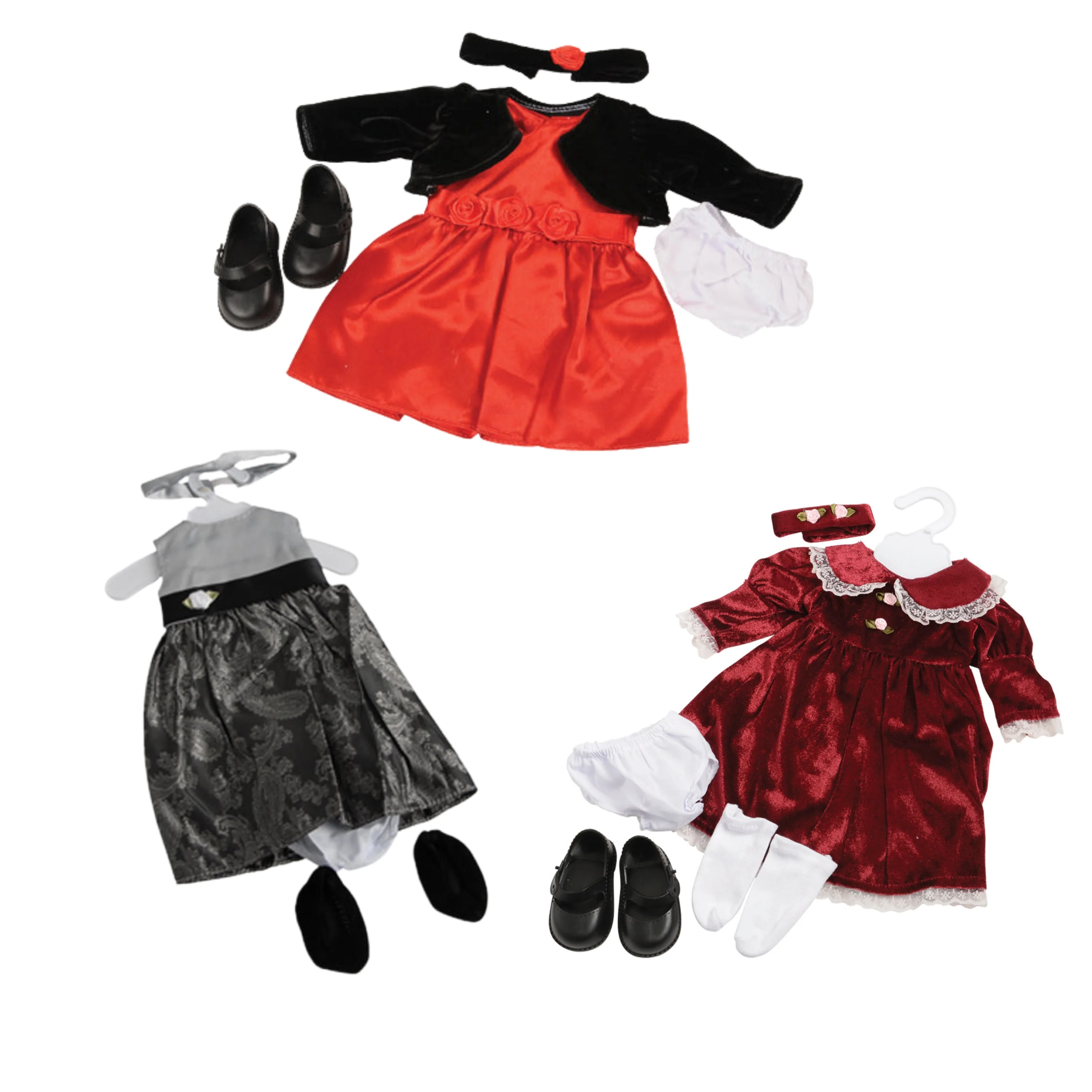 14"-18" Doll Clothes Elegant Classics Bundle