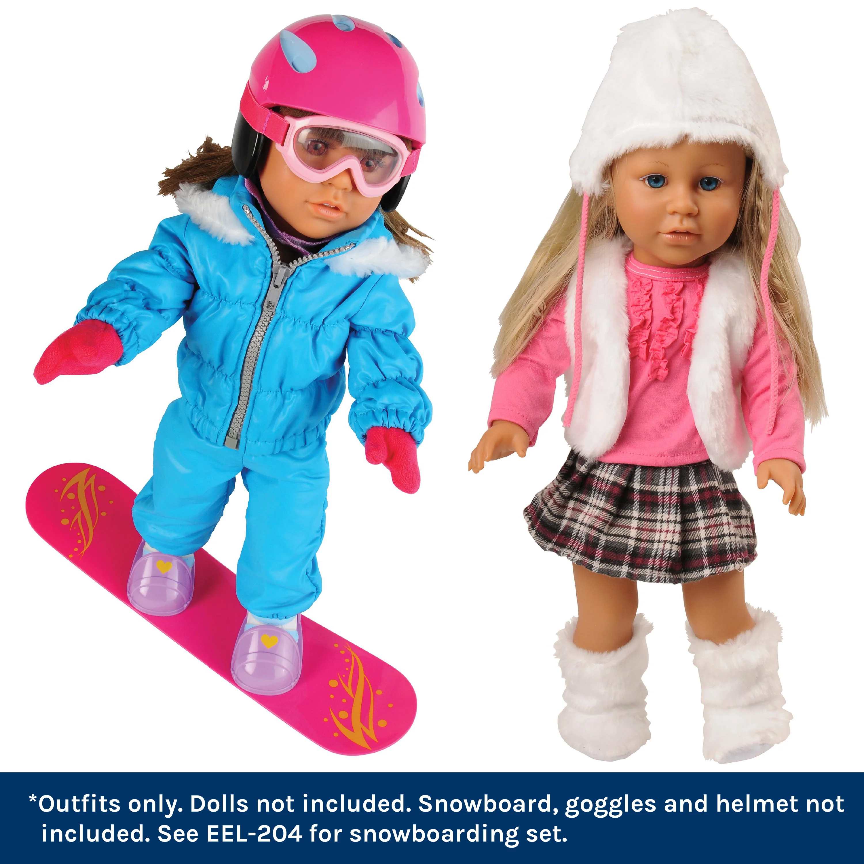 14"-18" Doll Clothes Winter Adventure Bundle