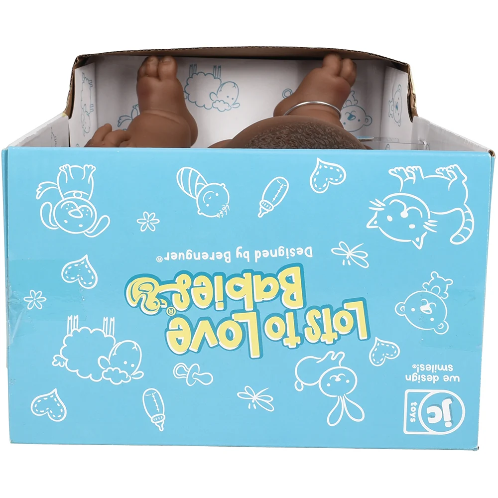 Huggable 14" African American Baby Doll | Soft Vinyl with Detailed Features - Image 10