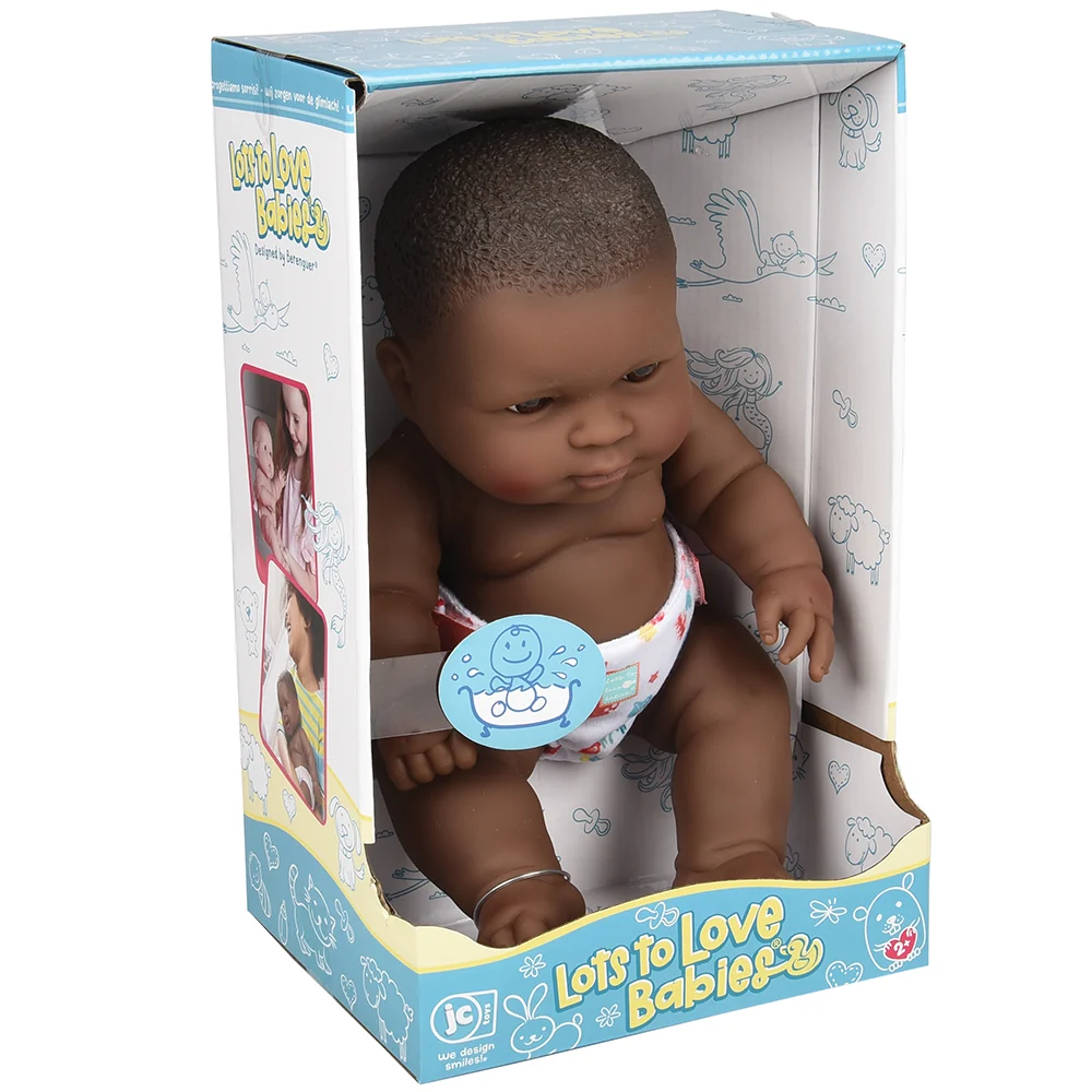 Huggable 14" African American Baby Doll | Soft Vinyl with Detailed Features - Image 4