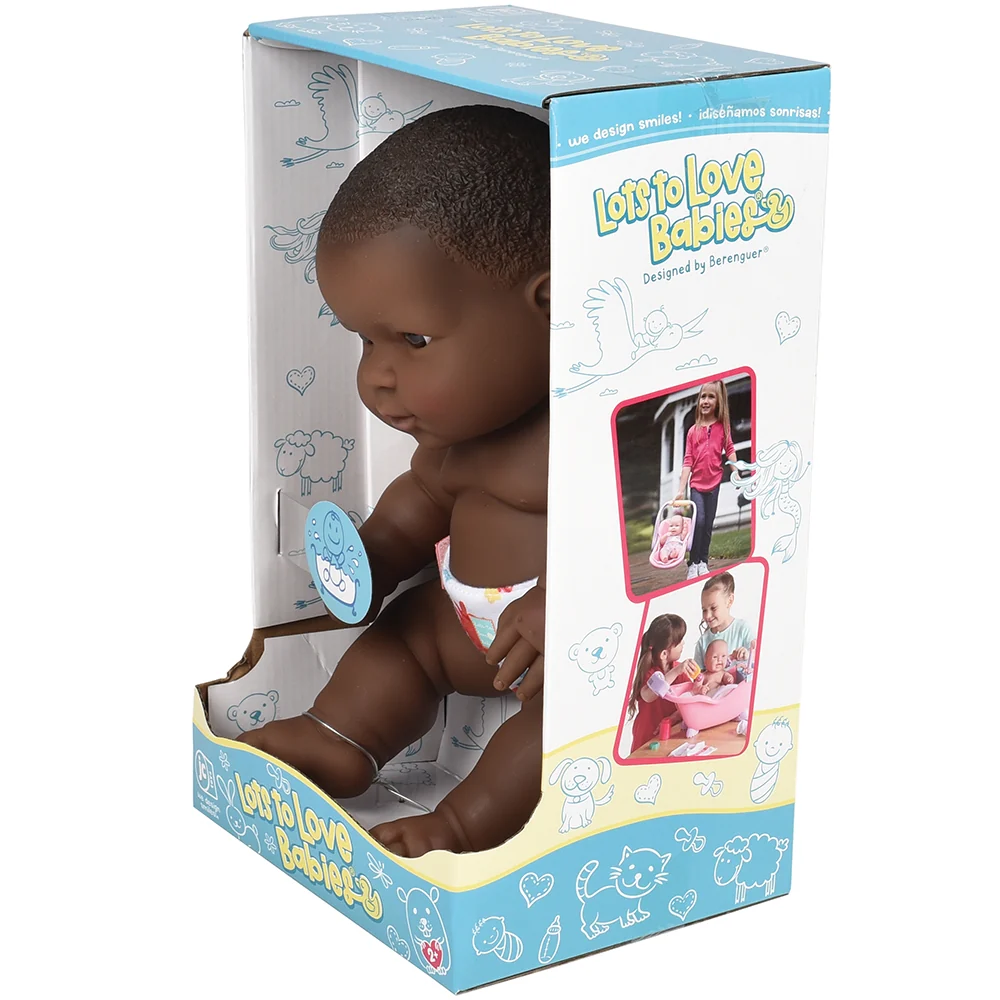 Huggable 14" African American Baby Doll | Soft Vinyl with Detailed Features - Image 5