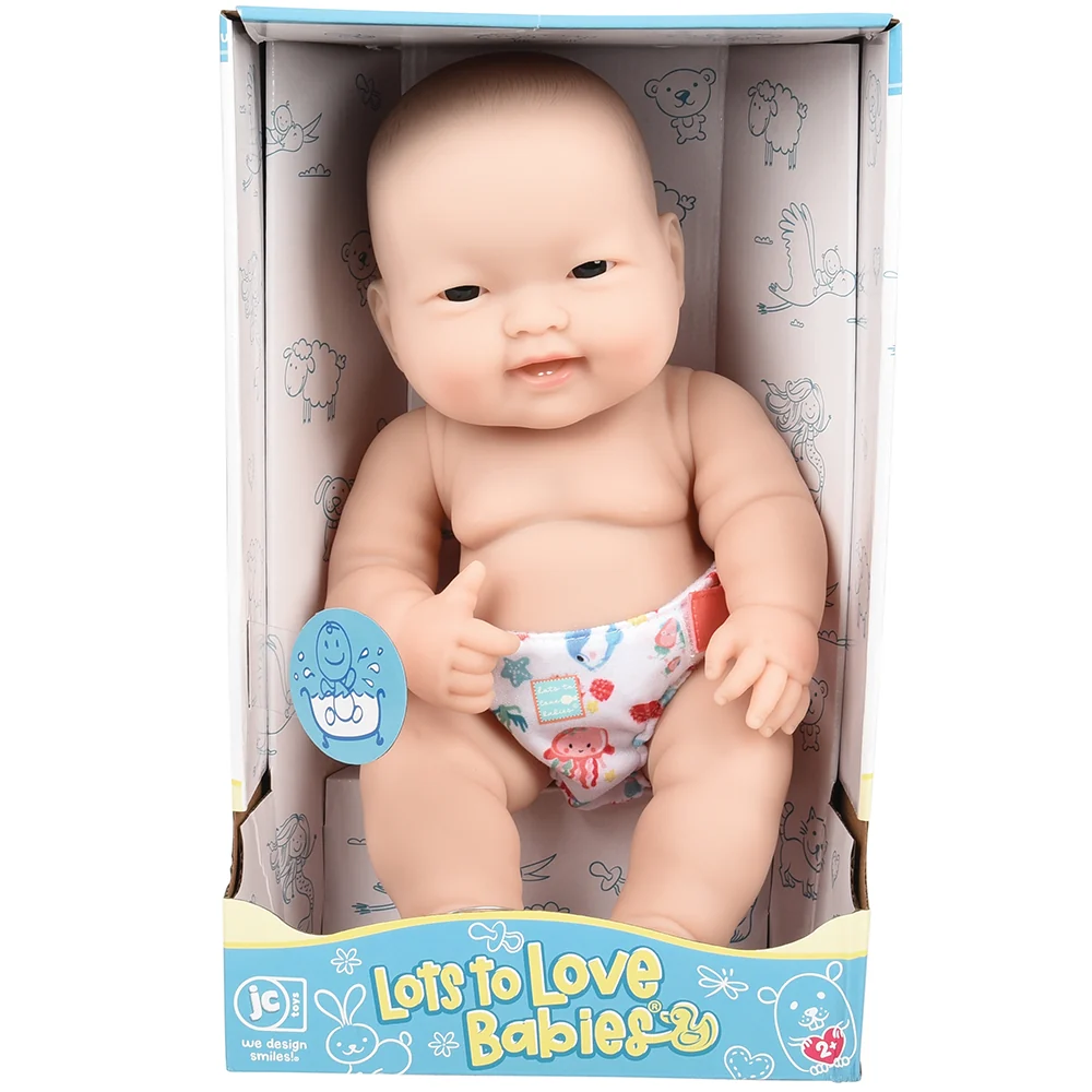 Huggable 14" Asian Baby Doll | Soft Vinyl with Detailed Features - Image 5