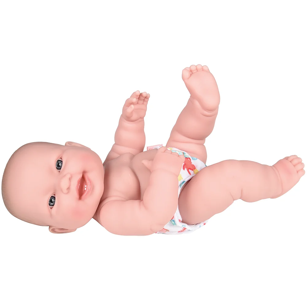Huggable 14" Caucasian Baby Doll | Soft Vinyl with Detailed Features - Image 3