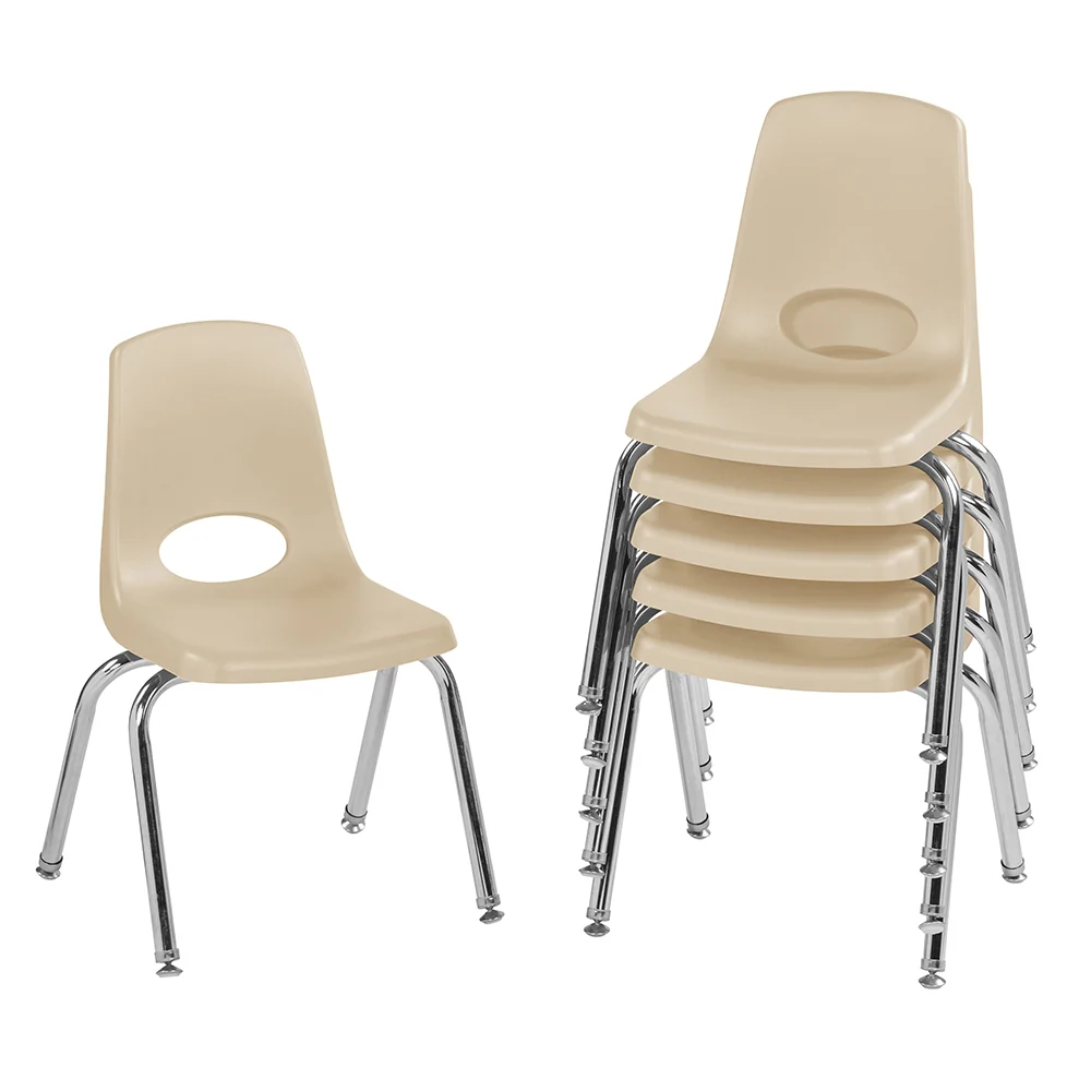 14" Sand Stack Chairs 2-Piece Set | Durable, No-Snag Seating for Classrooms - Image 8