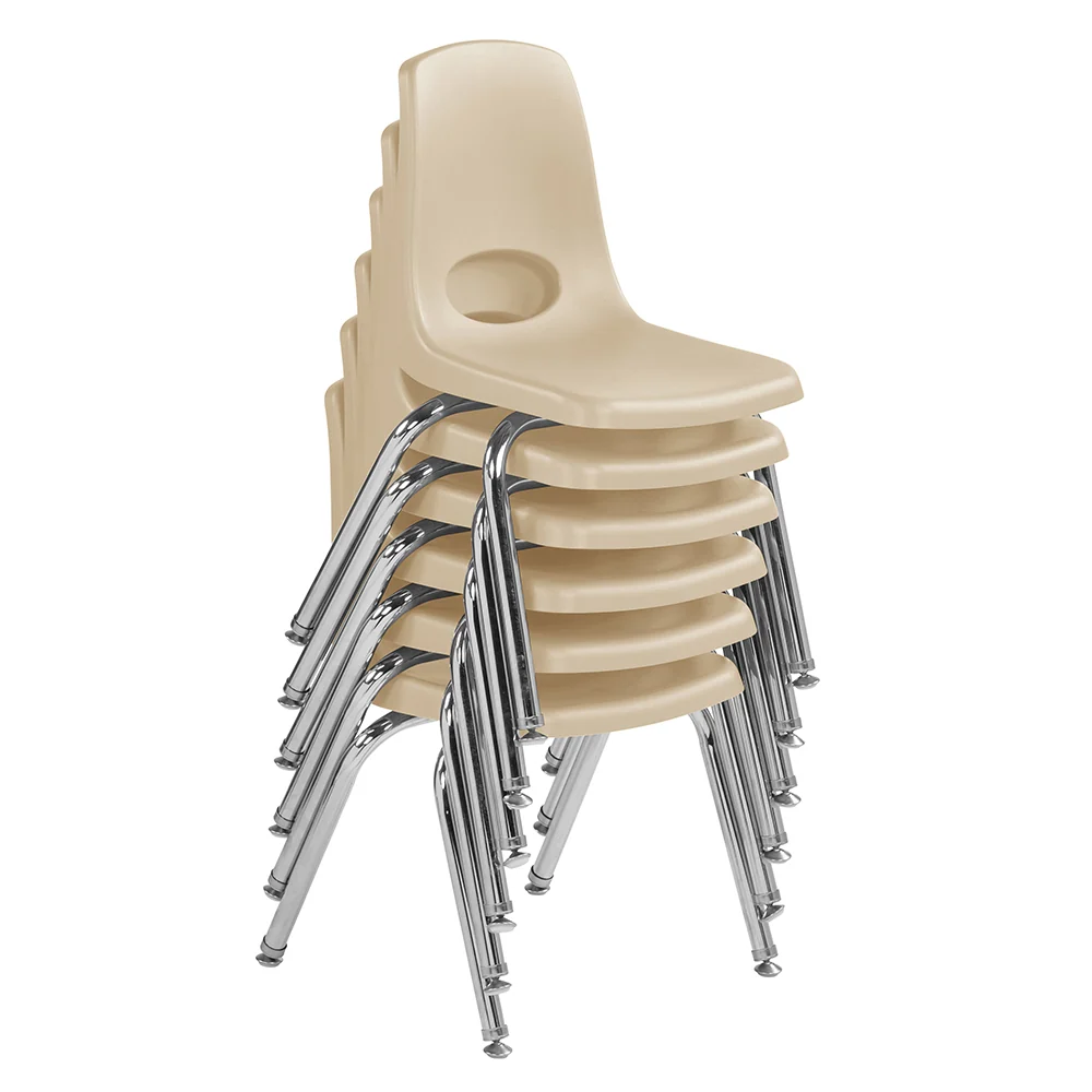 14" Sand Stack Chairs 2-Piece Set | Durable, No-Snag Seating for Classrooms - Image 9