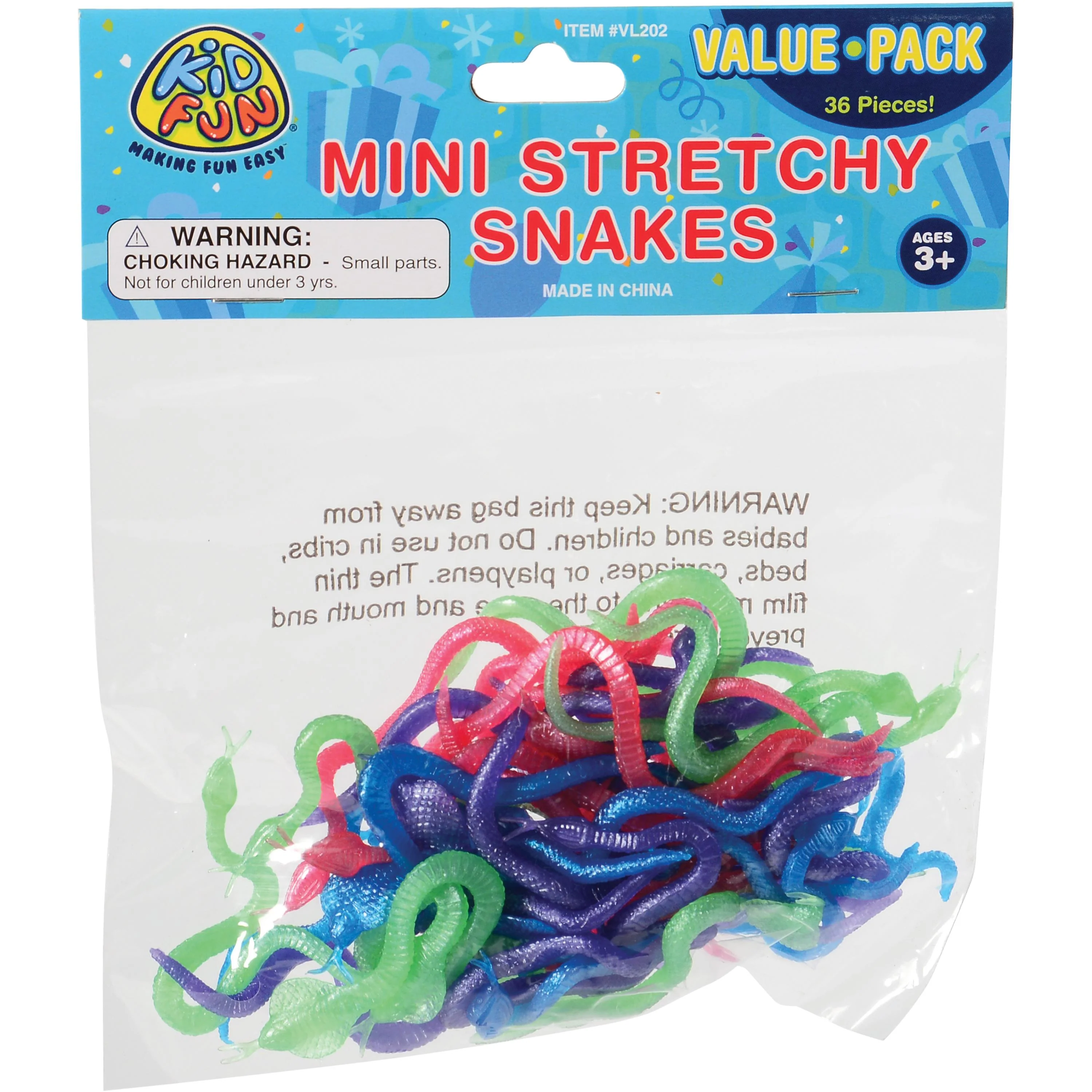 3 1/2" Stretchy Snake Fidgets – 36 Pieces - Image 4