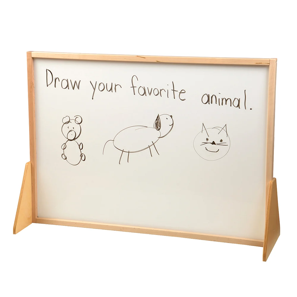 3-in-1 Magnetic STEM Easel | Double-Sided Dry-Erase & 3D Tile Building Surface - Image 4
