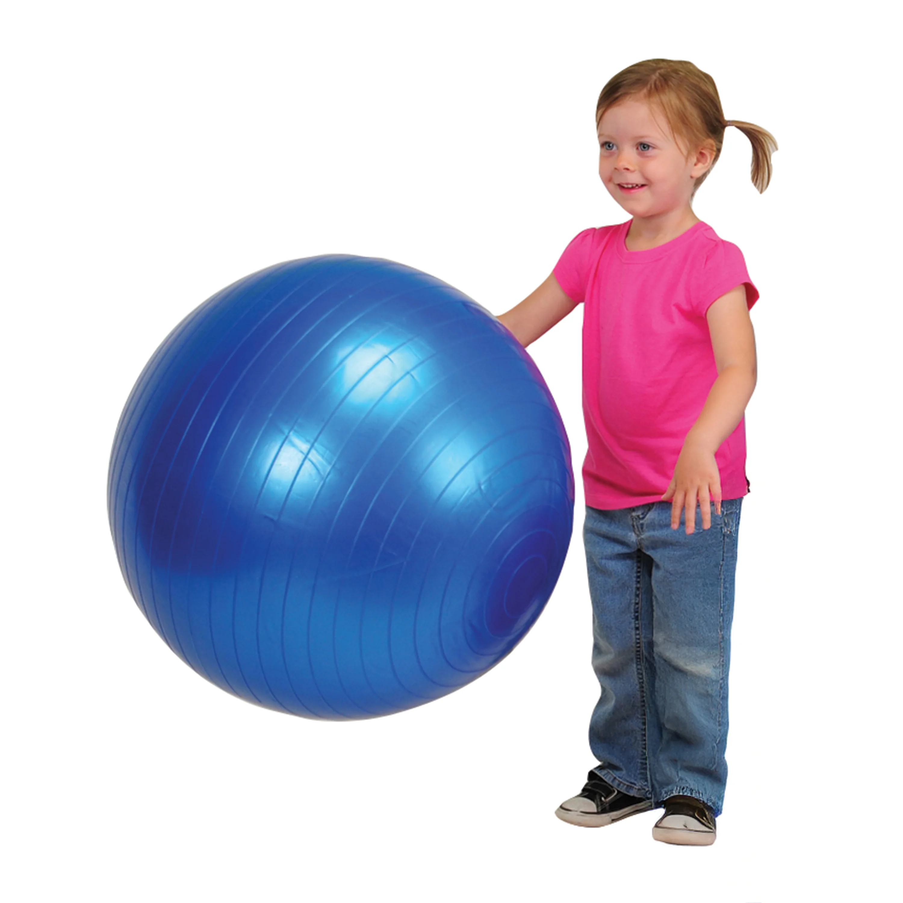 36-inch Blue Tumble Ball | Durable, Non-Slip Super Size Ball - Image 3