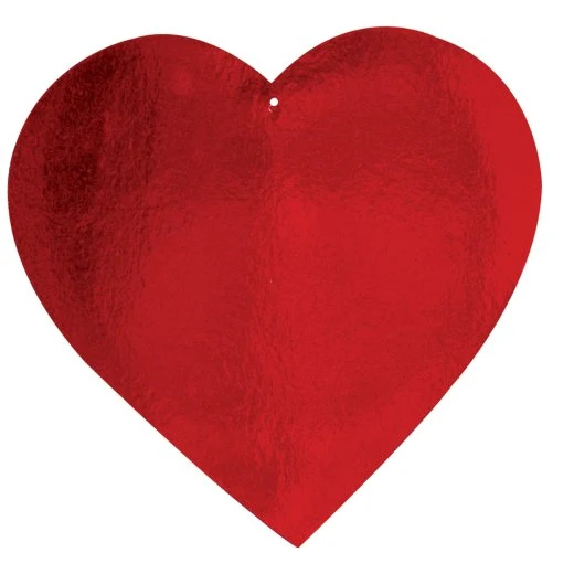 4" Foil Heart Cutouts – Set of 36 - Image 2