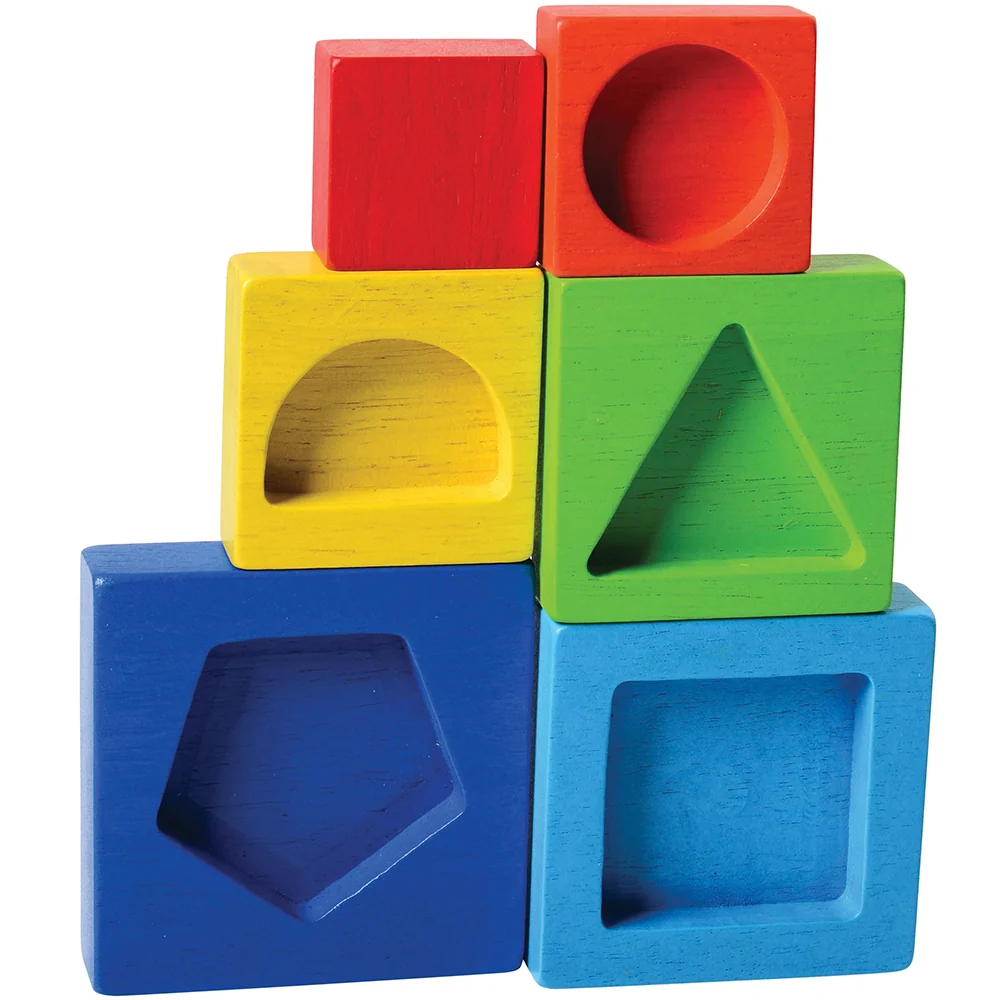 4 in 1 Rainbow Stacking Set | Wooden Stacking, Lacing & Early Math Learning Toy - Image 8