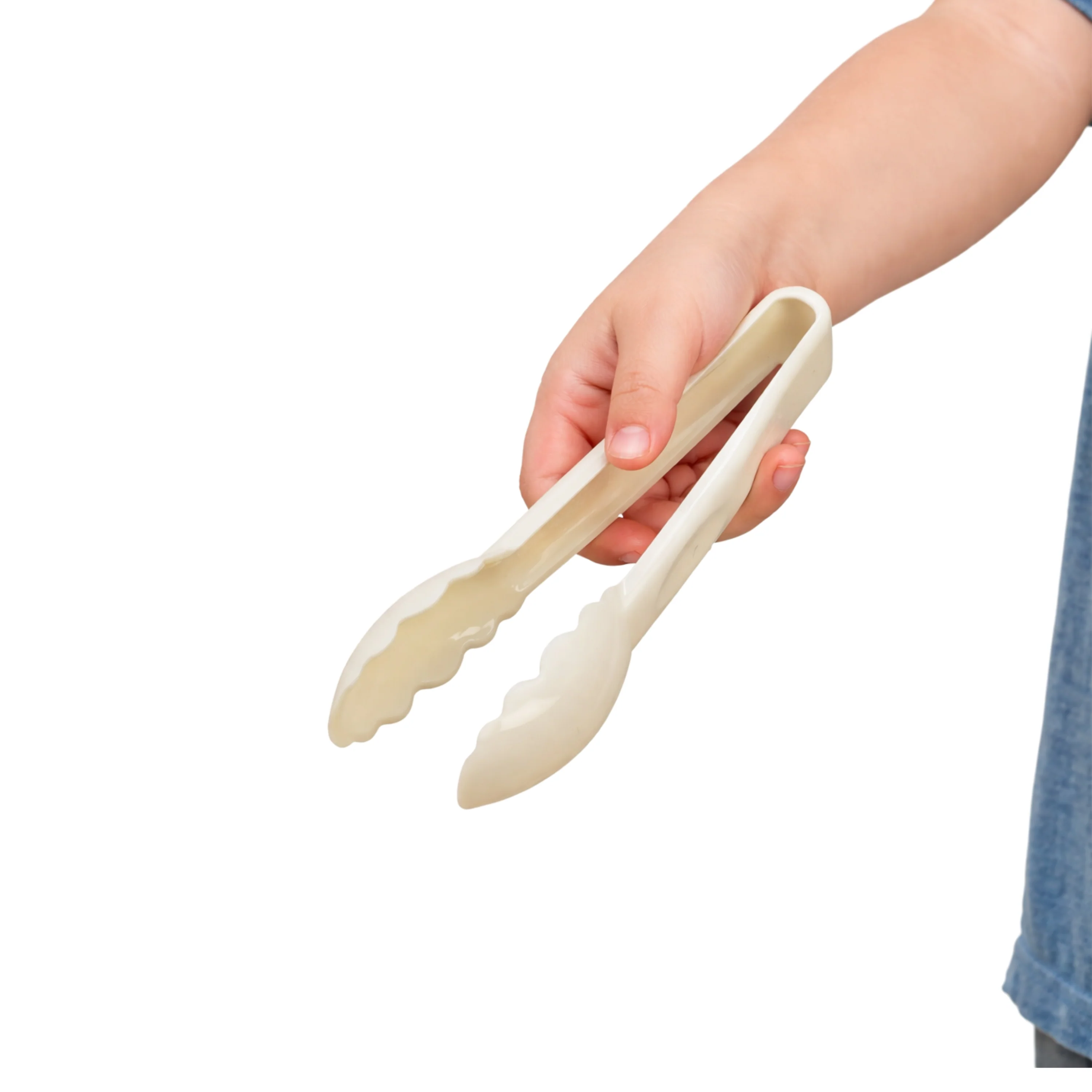6" Kid-Size Serving Tongs - Image 2