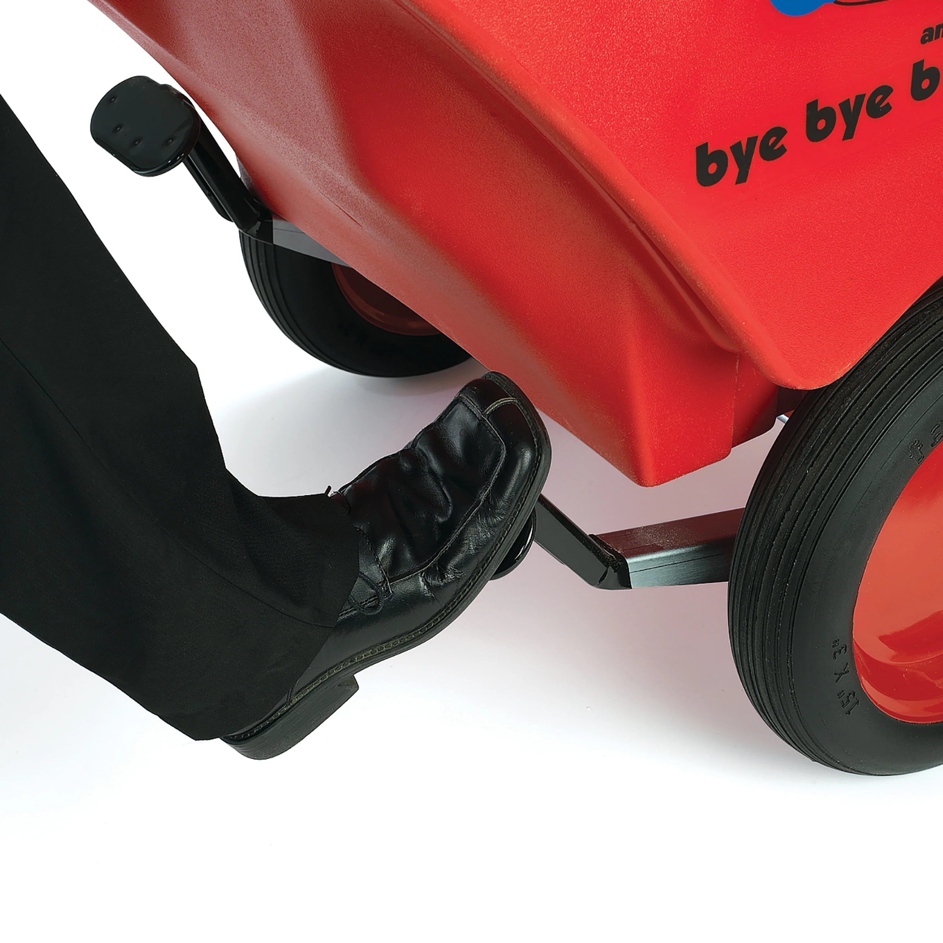 Bye Bye Buggy® 6-Passenger Stroller | Red with Gray Cushions | Easy-Maneuver Multi-Child Transport Buggy - Image 7
