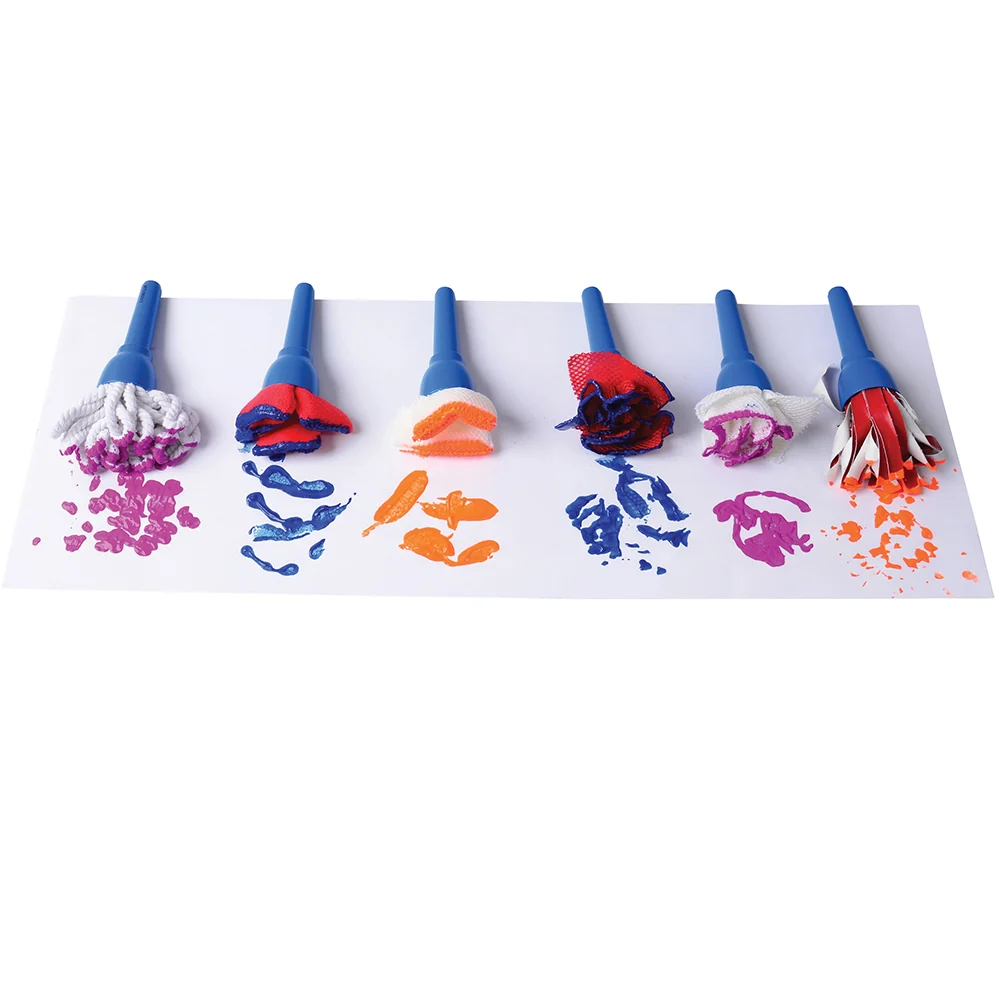 6-Piece Textured Fabric Brushes - Image 2