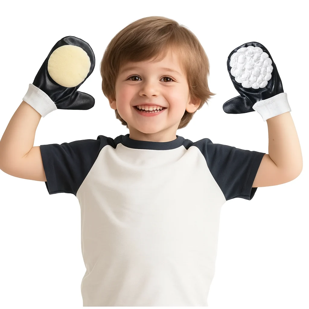 6-Piece Textured Painting Mitts - Image 2