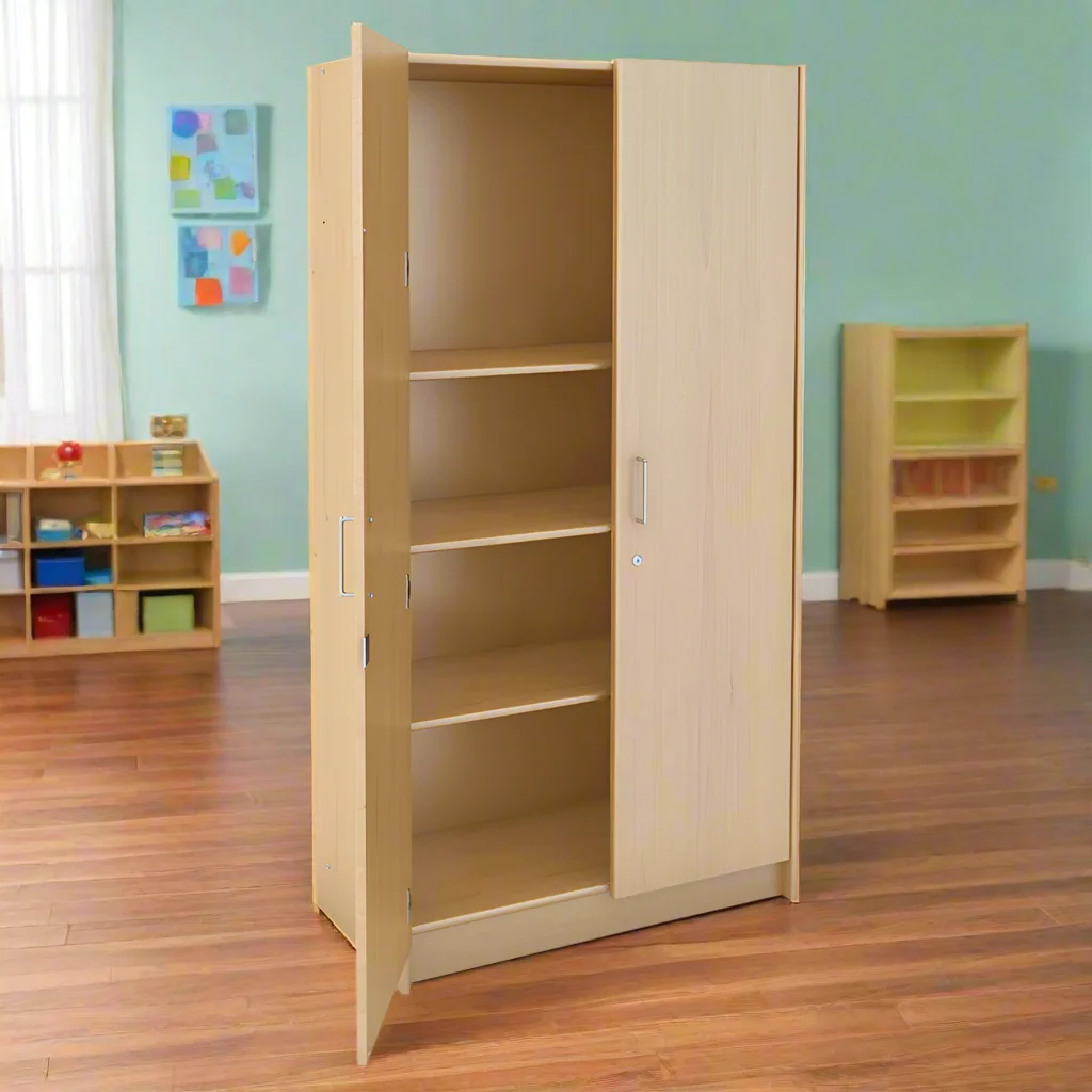 Lockable Teacher Storage Cabinet | Secure, Durable Classroom Storage with Adjustable Shelves - Image 4
