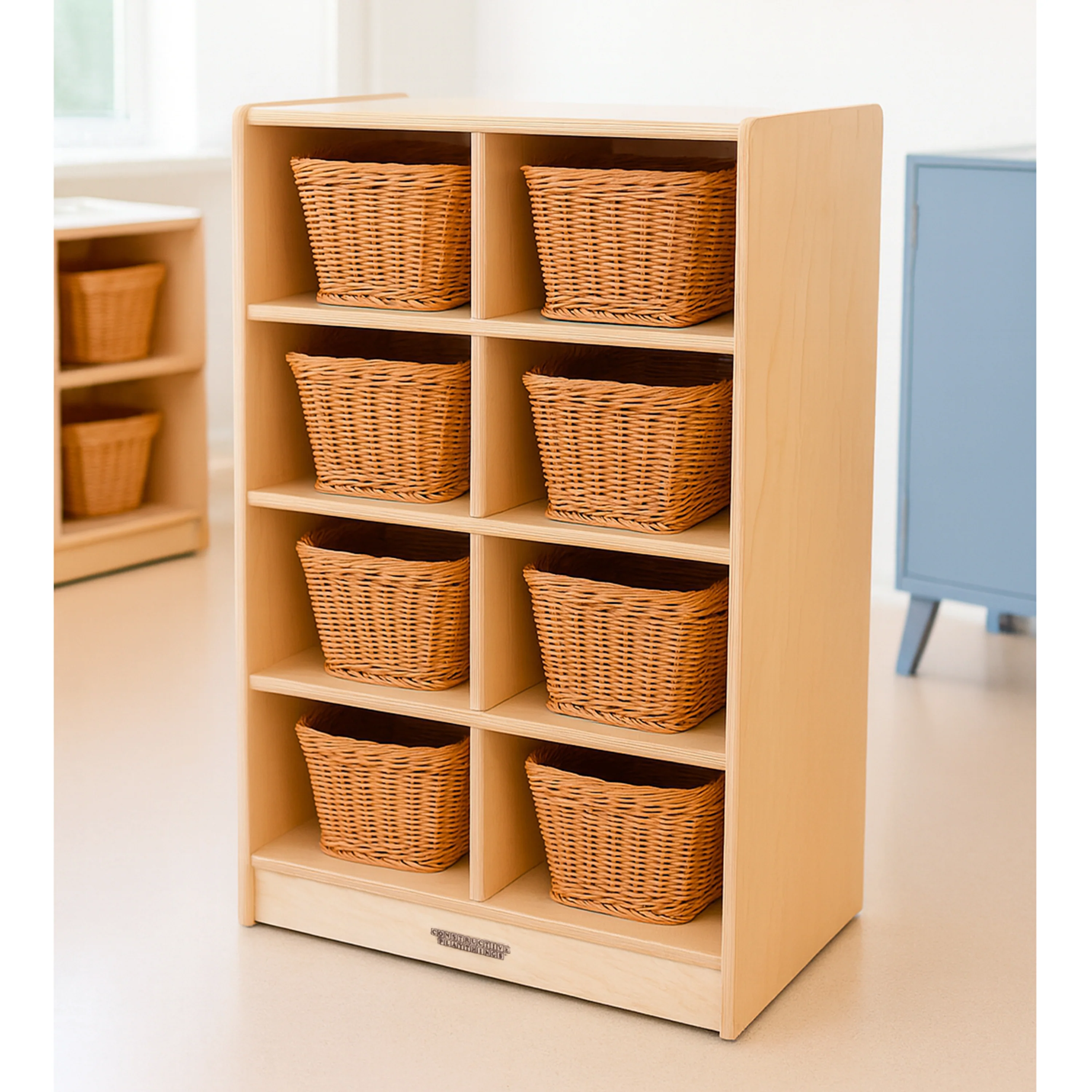 8 Tote Birch Storage Shelf | Durable Classroom Organization - Image 3