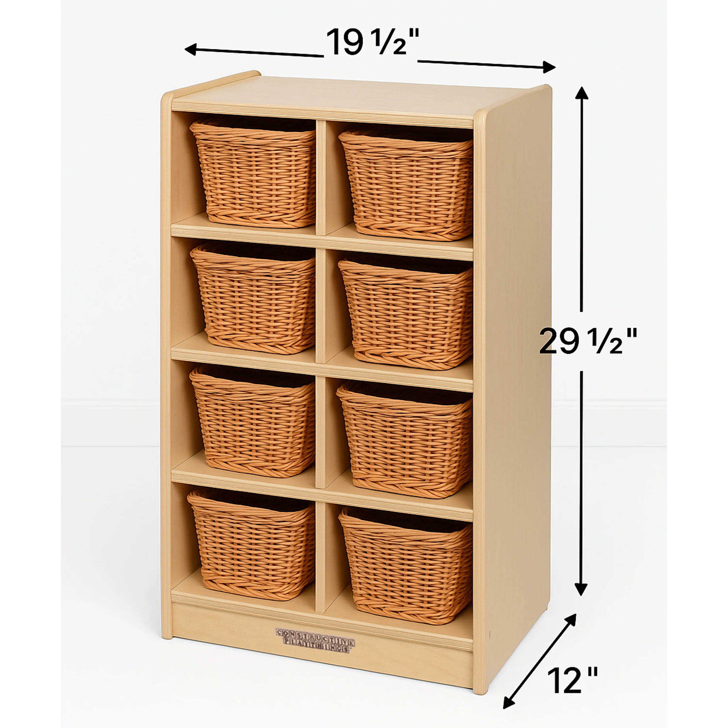 8 Tote Birch Storage Shelf | Durable Classroom Organization - Image 4