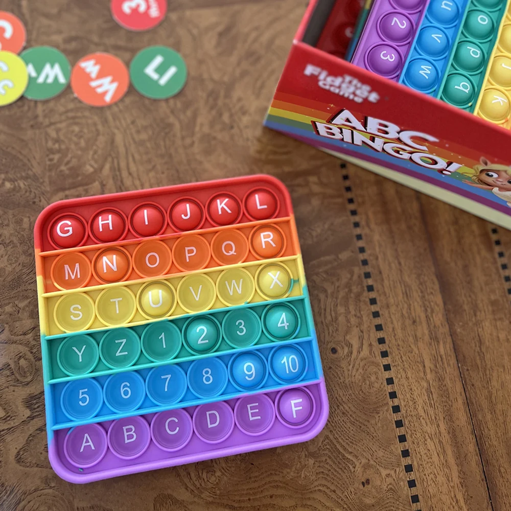 ABC Pop & Match Bingo | Multisensory Alphabet, Number & Color Preschool Learning Game | 115-Piece Set - Image 13