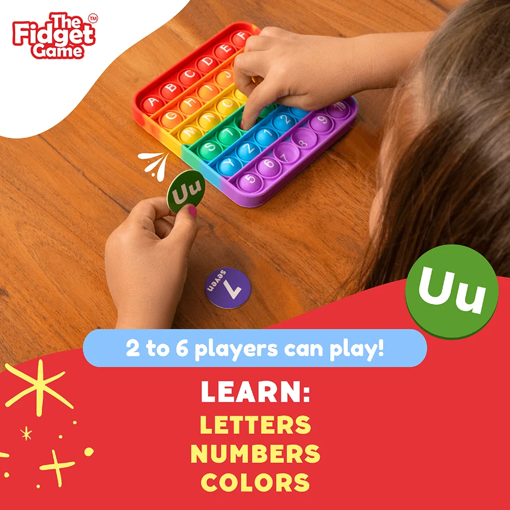 ABC Pop & Match Bingo | Multisensory Alphabet, Number & Color Preschool Learning Game | 115-Piece Set - Image 4