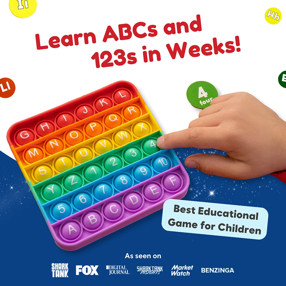 ABC Pop & Match Bingo | Multisensory Alphabet, Number & Color Preschool Learning Game | 115-Piece Set - Image 7