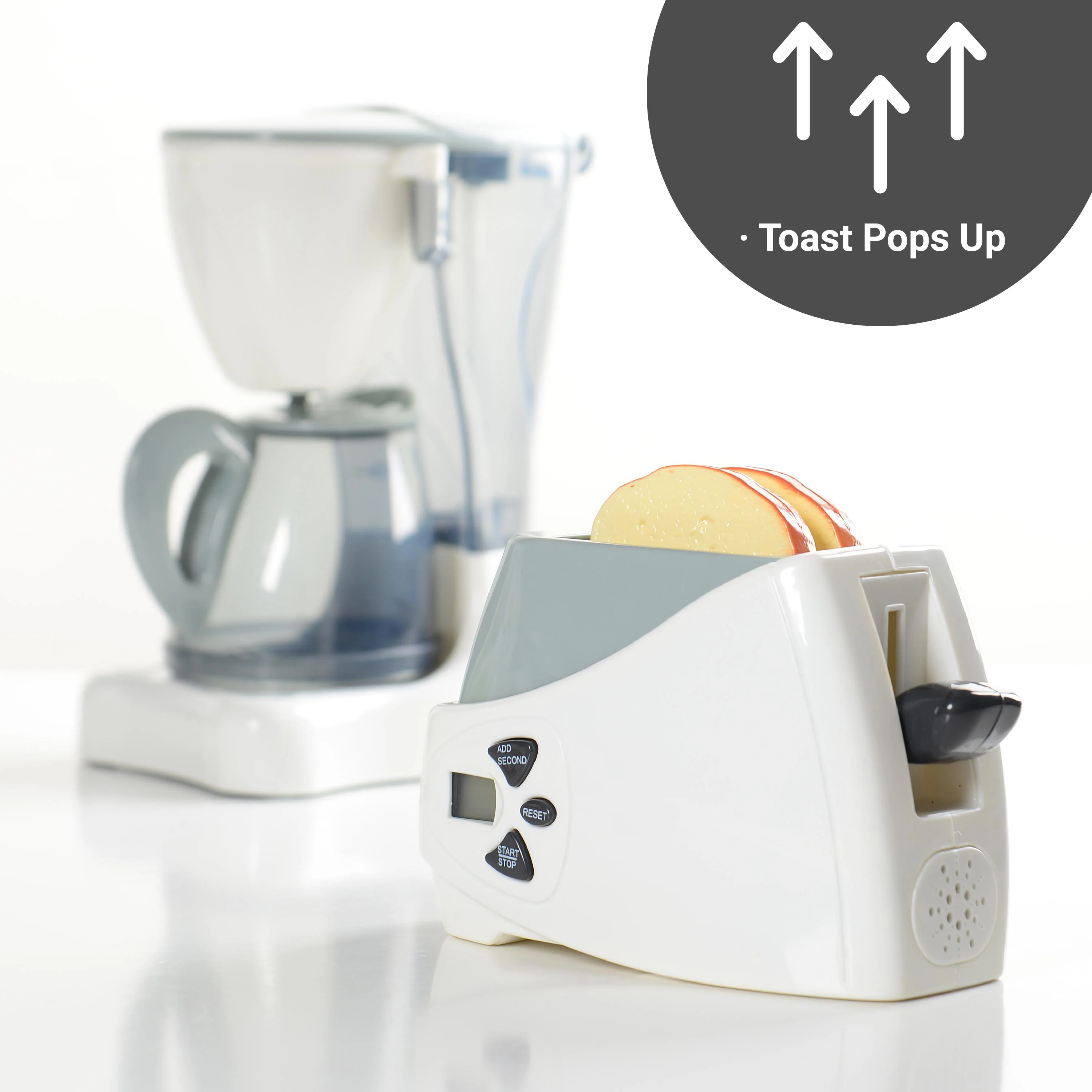 Action-Fun Appliances | Realistic Toy Mixer, Blender, Coffee Maker & Toaster - Image 3
