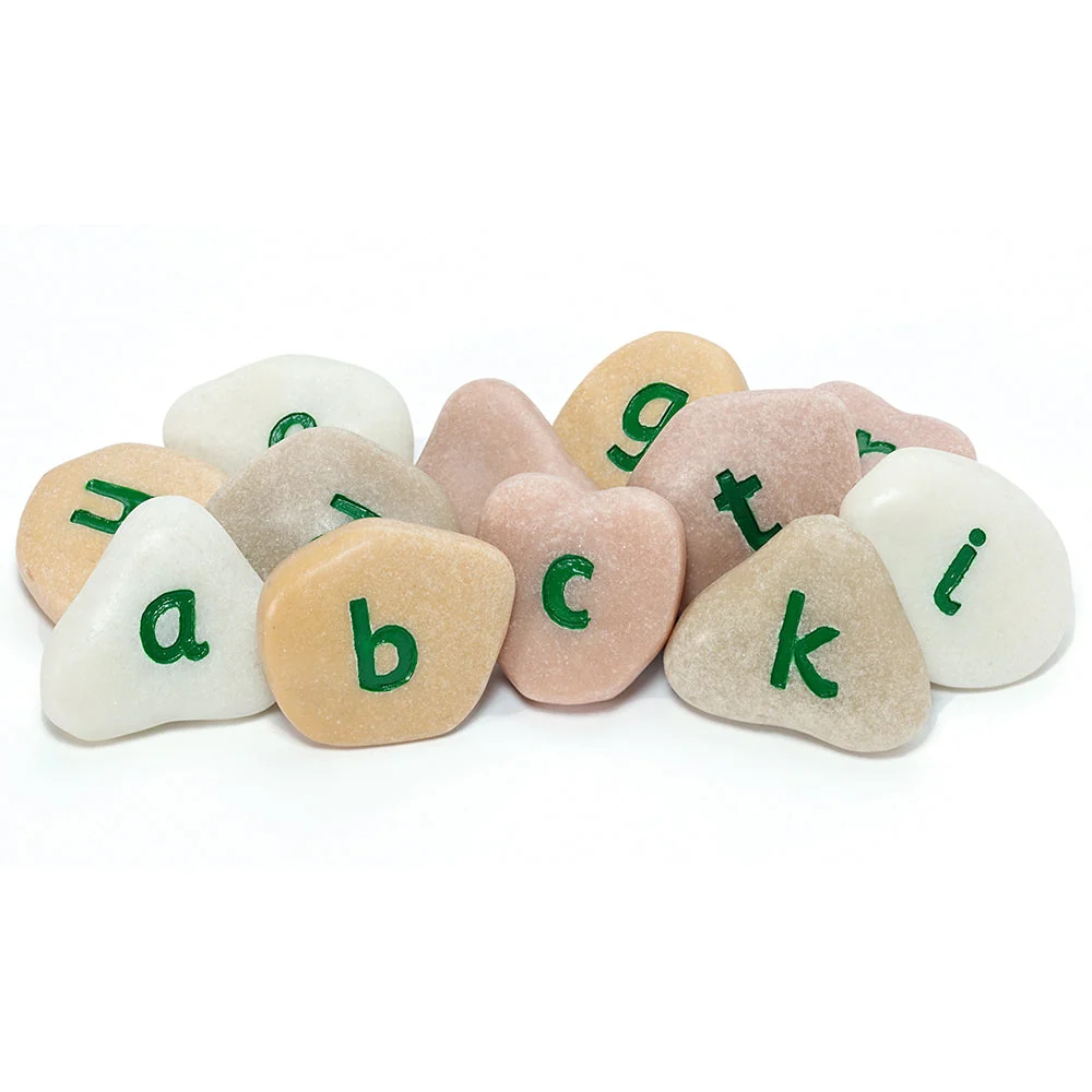 Yellow Door® Tactile Lowercase Alphabet Pebbles - Image 4