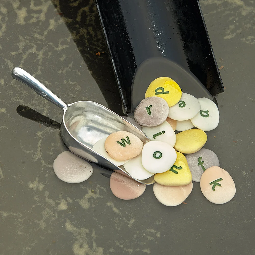 Yellow Door® Tactile Lowercase Alphabet Pebbles - Image 5
