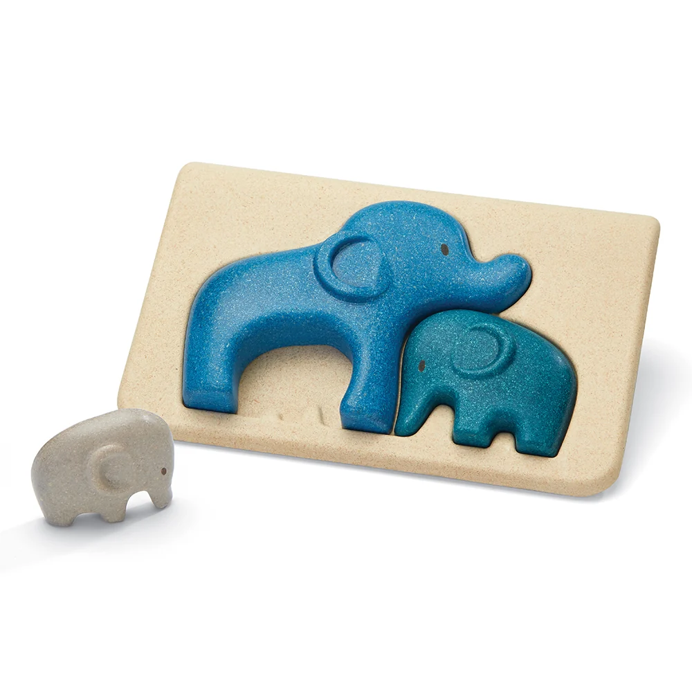 Chunky Animal Puzzle Set | Eco-Friendly, Multi-Purpose Learning Toy - Image 6