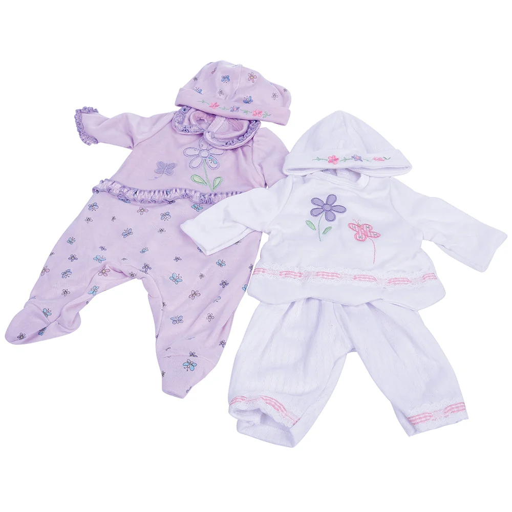 16 Inch Baby Doll with Outfits & Accessories | Soft Nurturing Play Doll Set - Image 6