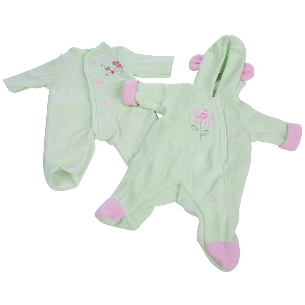 16 Inch Baby Doll with Outfits & Accessories | Soft Nurturing Play Doll Set - Image 7