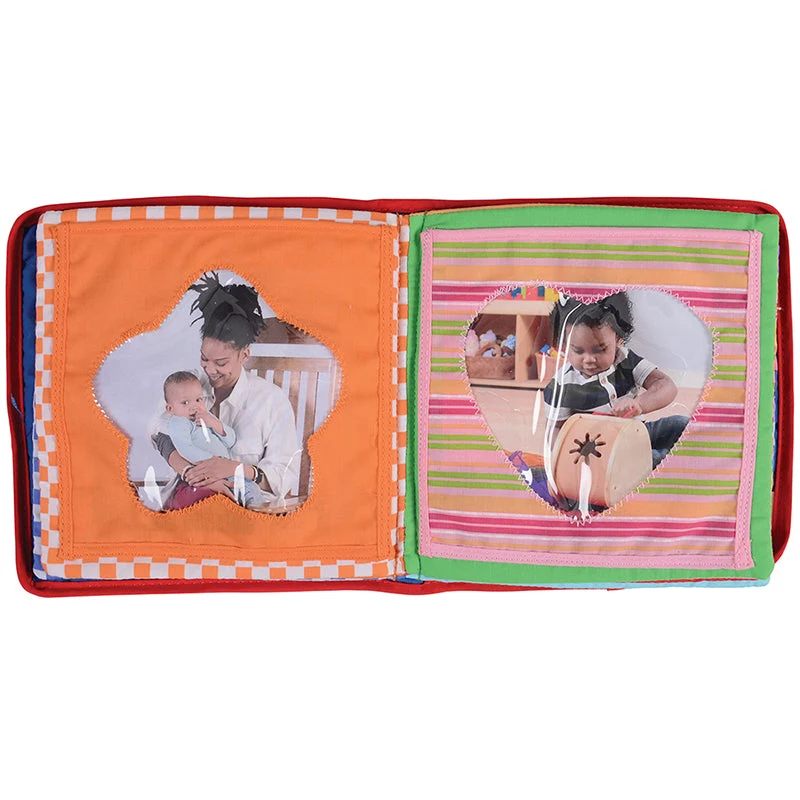 Baby's First Photo Album | Interactive Family & Friends Recognition Book with Mirror - Image 3