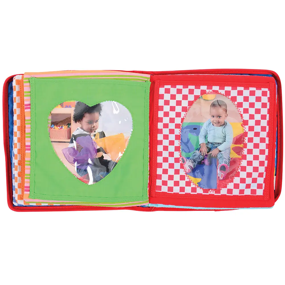 Baby's First Photo Album | Interactive Family & Friends Recognition Book with Mirror - Image 4