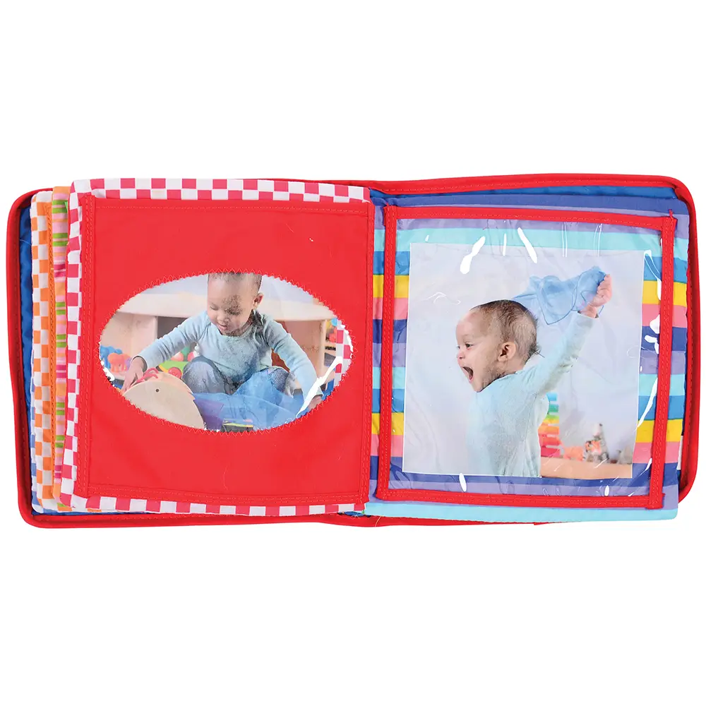 Baby's First Photo Album | Interactive Family & Friends Recognition Book with Mirror - Image 5