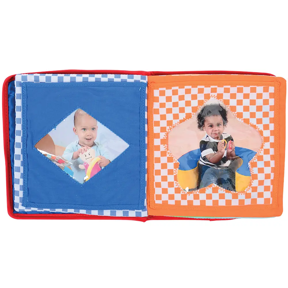 Baby's First Photo Album | Interactive Family & Friends Recognition Book with Mirror - Image 6