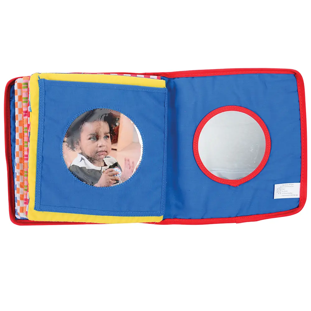 Baby's First Photo Album | Interactive Family & Friends Recognition Book with Mirror - Image 7