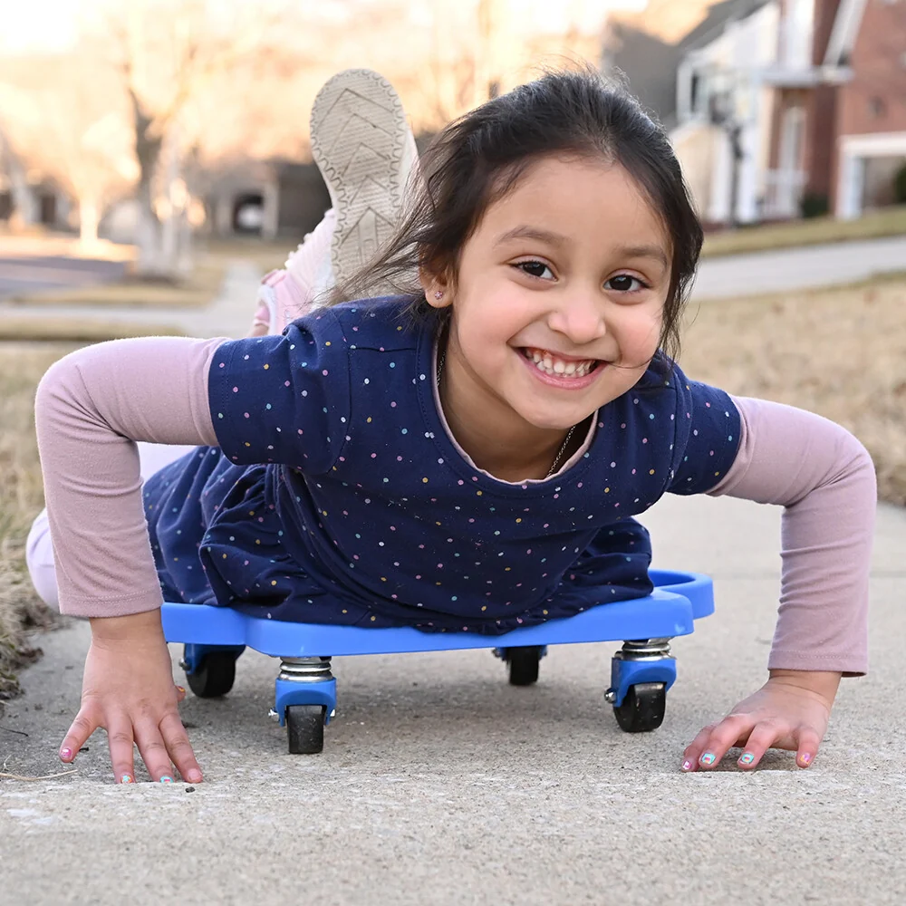 Scooter Boards with Handles | 12" Square Gross Motor Activity Board - Image 5