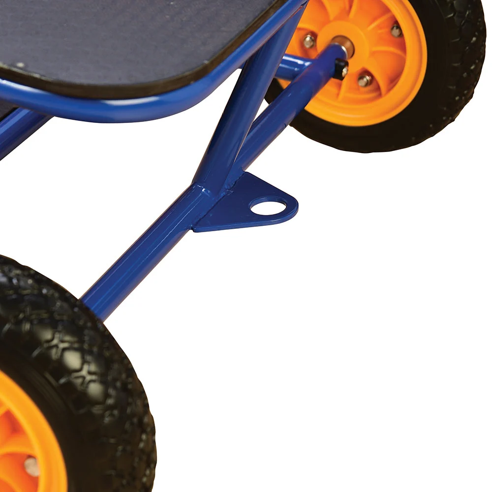 Ride-Along Taxi Trike | Two-Seat Playground Tricycle with Rear Passenger Seat - Image 9