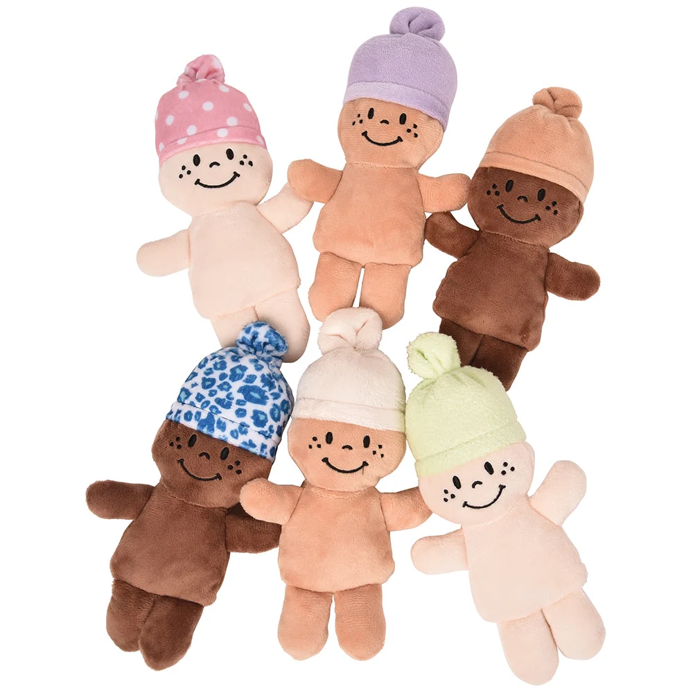 Basket of Babies | Six Soft, Diverse Dolls with Removable Dresses & Take-Along Basket - Image 5