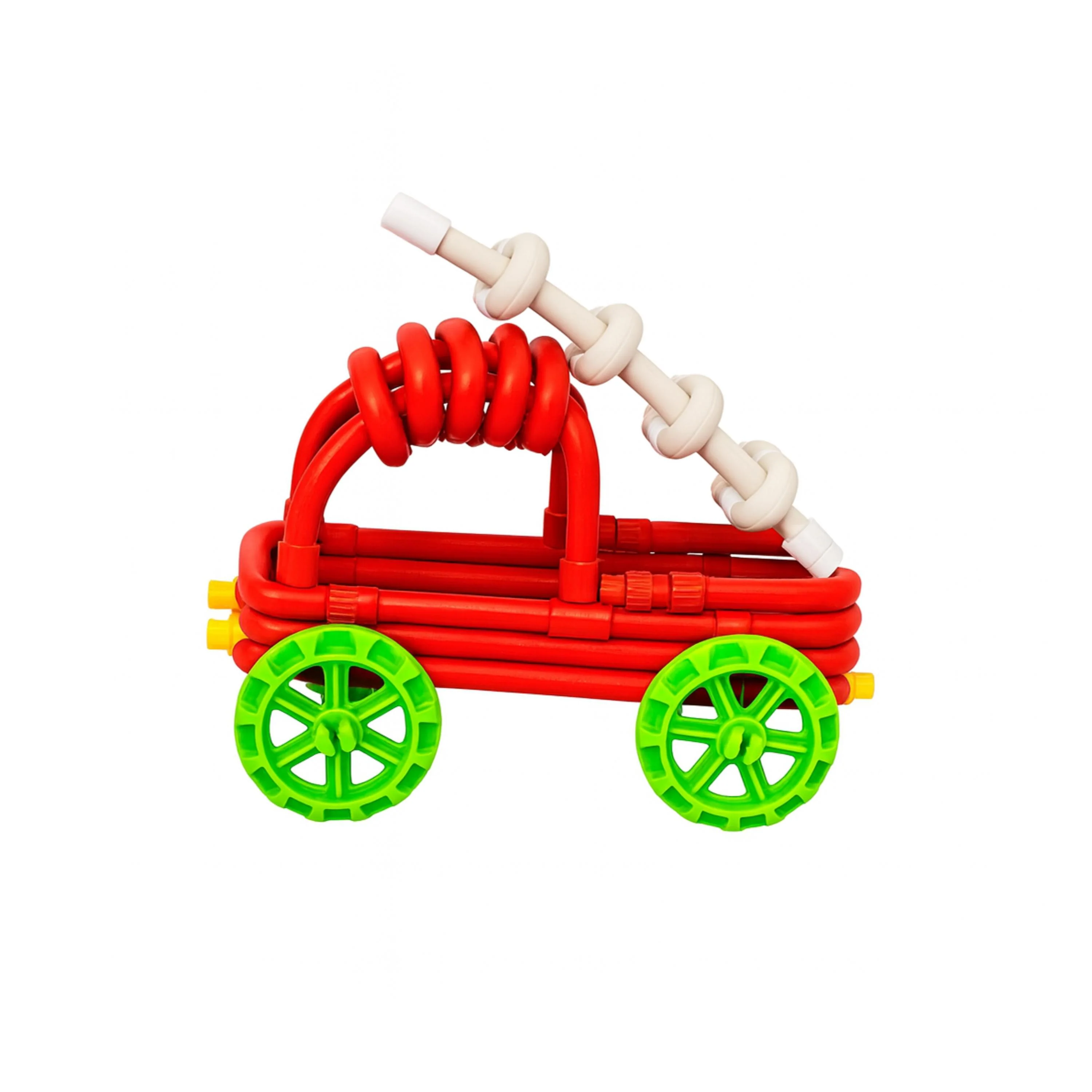 Bend-A-Build™ 94-Piece Flexible STEM Construction Toy Set | Open-Ended Building Tubes & Connectors - Image 3