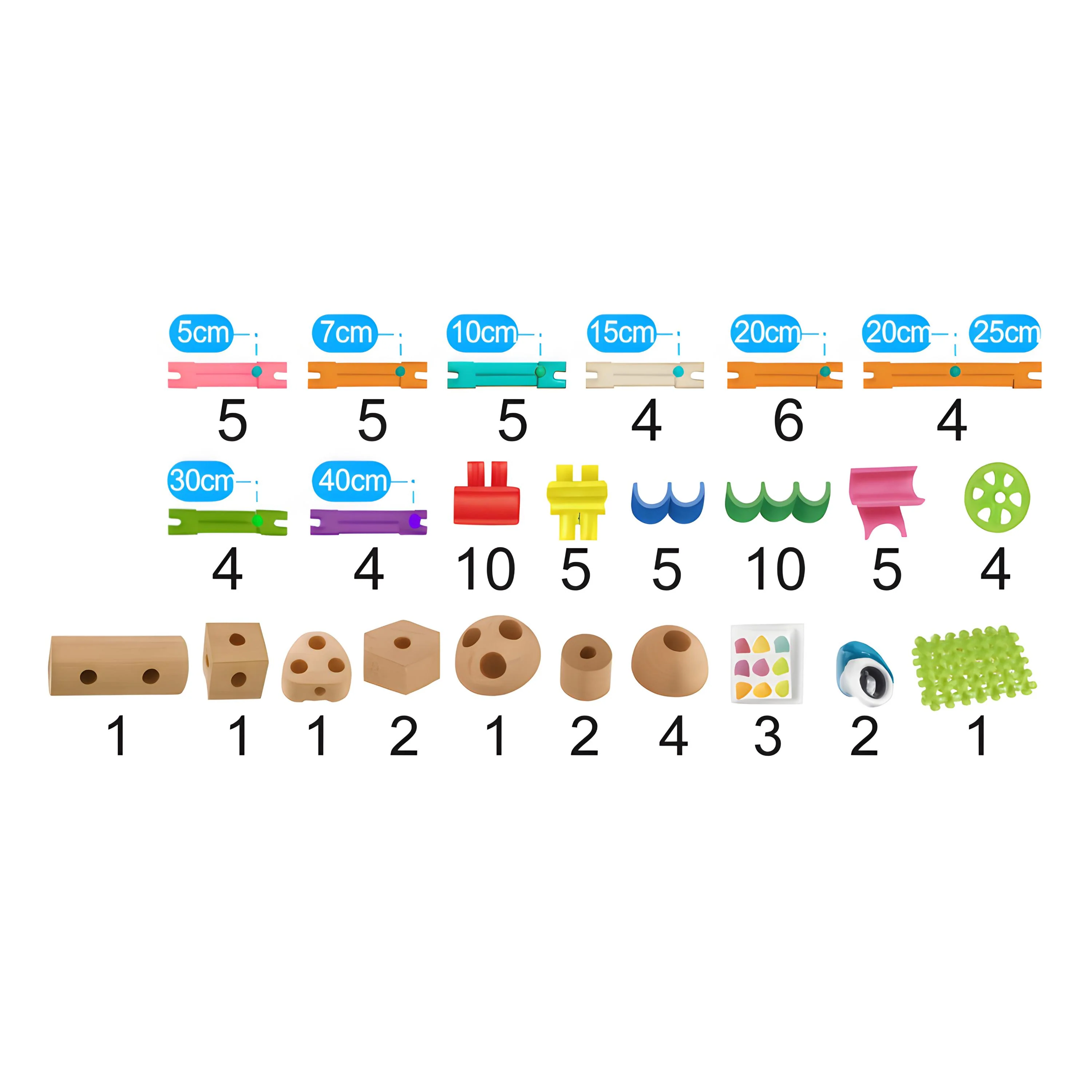 Bend-A-Build™ 94-Piece Flexible STEM Construction Toy Set | Open-Ended Building Tubes & Connectors - Image 4