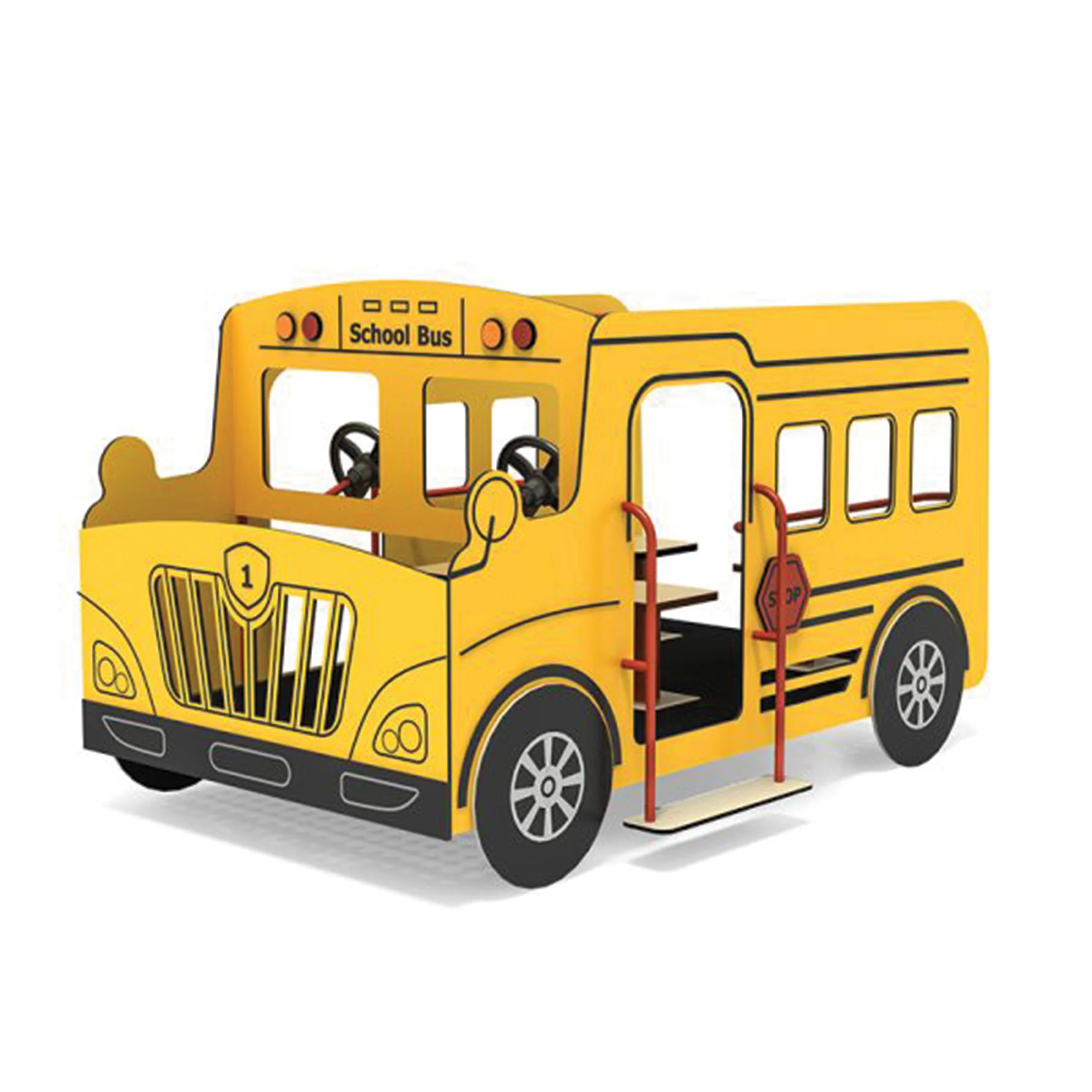 Bernice The Bus Toddler Playground Climber | Outdoor Imaginative Play Structure