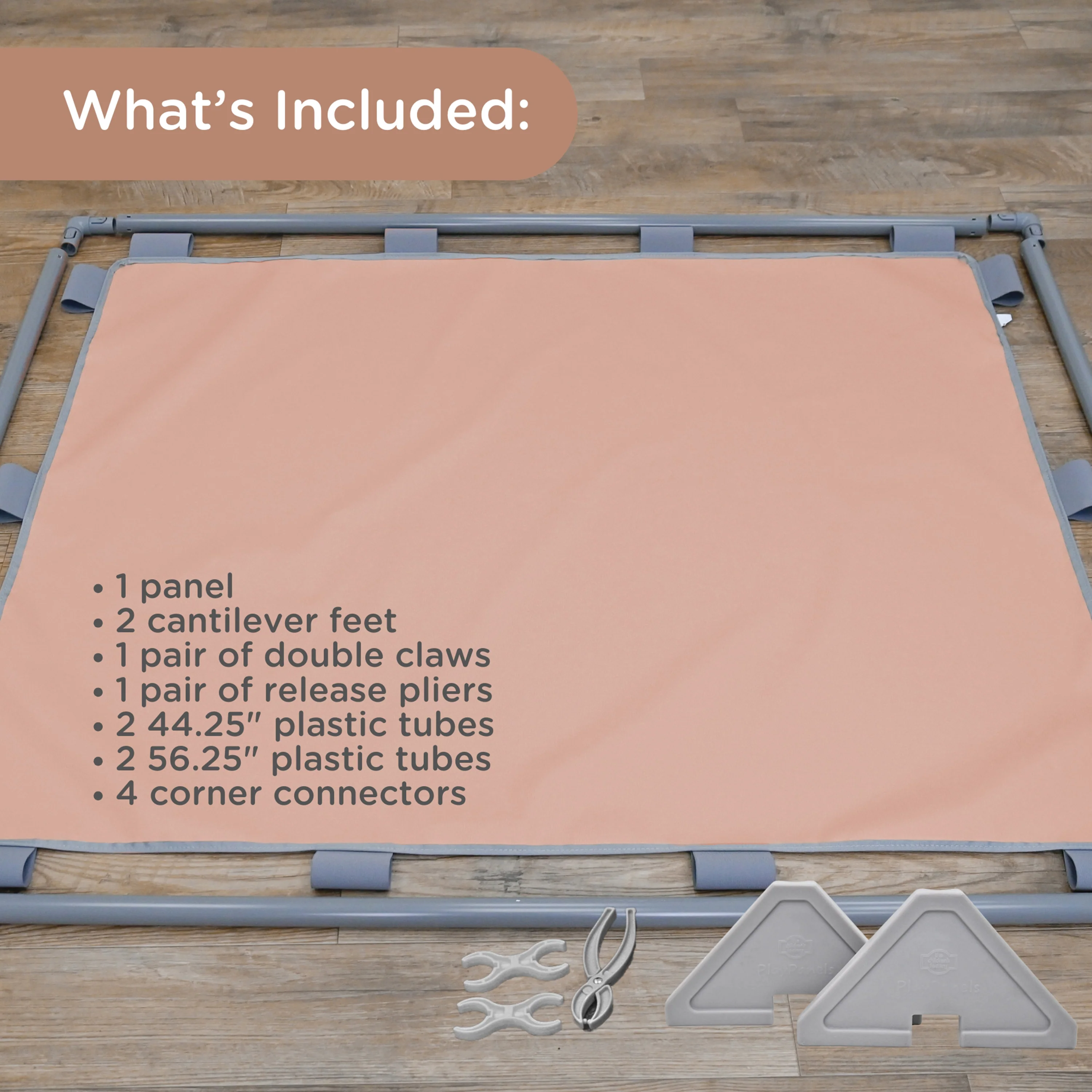Big Screen PlayPanel® | Clay Free-Standing Classroom Divider with Feet - Image 3