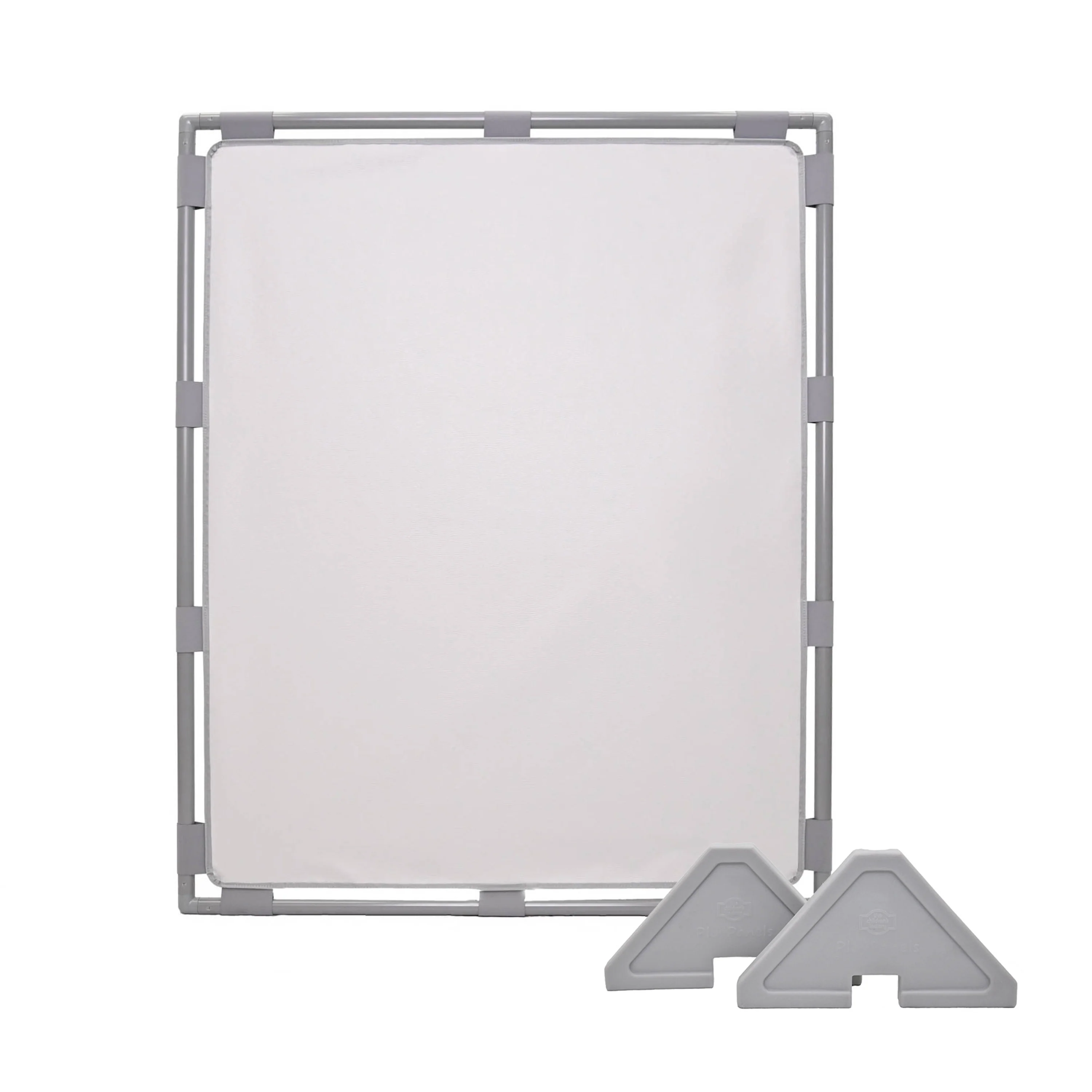 Big Screen PlayPanel® | Glacier Gray Free-Standing Classroom Divider with Feet